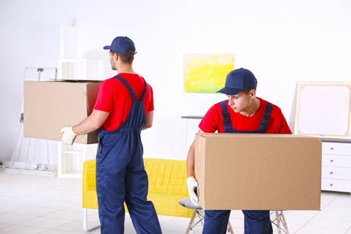 Removal truck loading belongings in Storage Bayswater