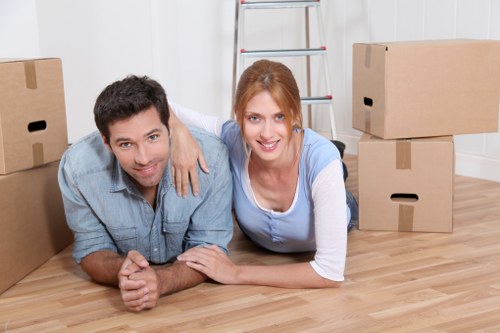 Office and business contents prepared for storage in Bayswater